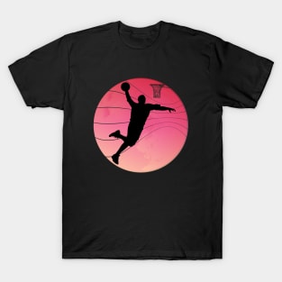 Basketball Slam Dunk Retro Vintage T-Shirt